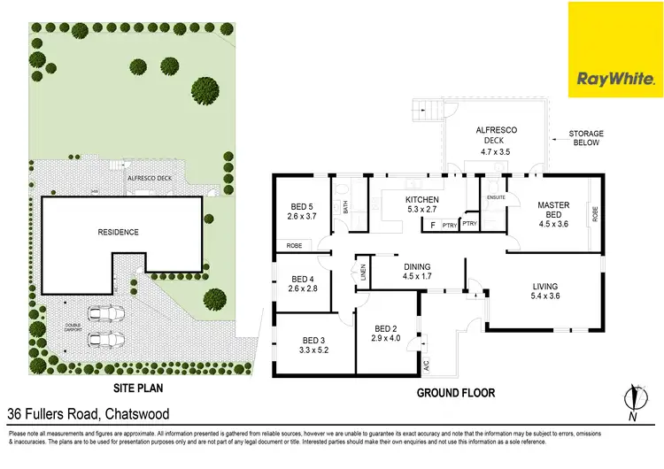 Floorplan of Homely house listing, 36 Fullers Road, Chatswood NSW 2067