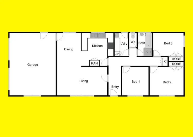 Floorplan of Homely house listing, 8 Hampton Court, Red Cliffs VIC 3496