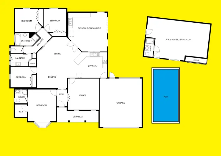 Floorplan of Homely house listing, 5 Liberty Court, Mildura VIC 3500