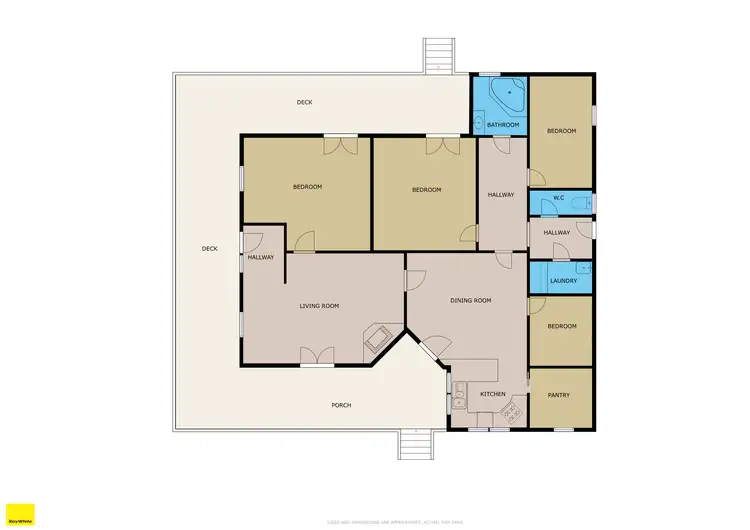 Floorplan of Homely house listing, 219 Woorlong Avenue, Red Cliffs VIC 3496
