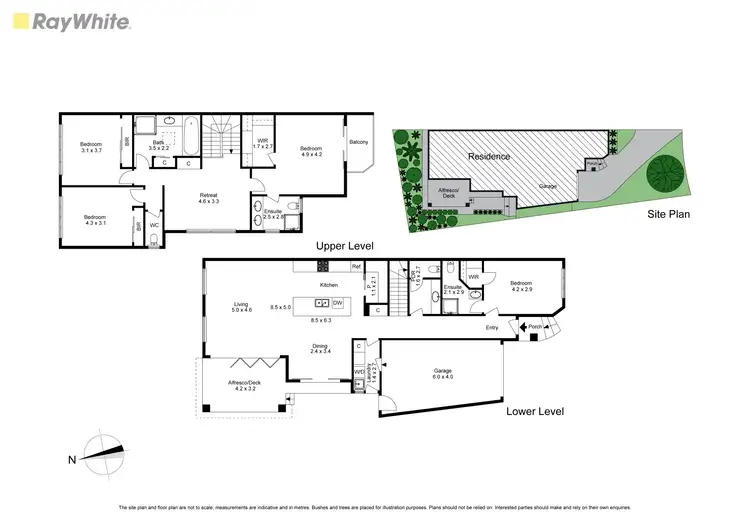 Floorplan of Homely townhouse listing, 1/6 Ramu Grove, Ashburton VIC 3147