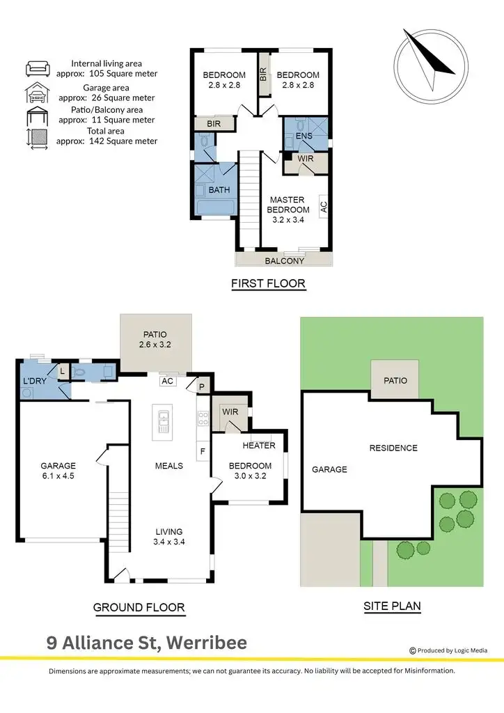 Floorplan of Homely house listing, 9 Alliance Street, Werribee VIC 3030