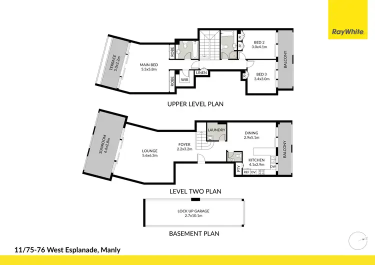 Floorplan of Homely apartment listing, 11/75-76 West Esplanade, Manly NSW 2095