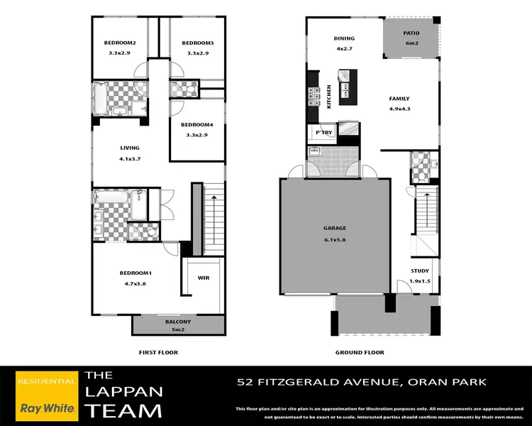 Floorplan of Homely house listing, 52 Fitzgerald Avenue, Oran Park NSW 2570