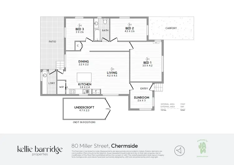 Floorplan of Homely house listing, 80 Miller Street, Chermside QLD 4032