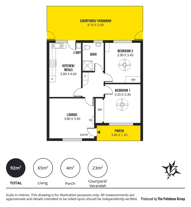 Floorplan of Homely unit listing, 3/18 Sando Avenue, Tranmere SA 5073
