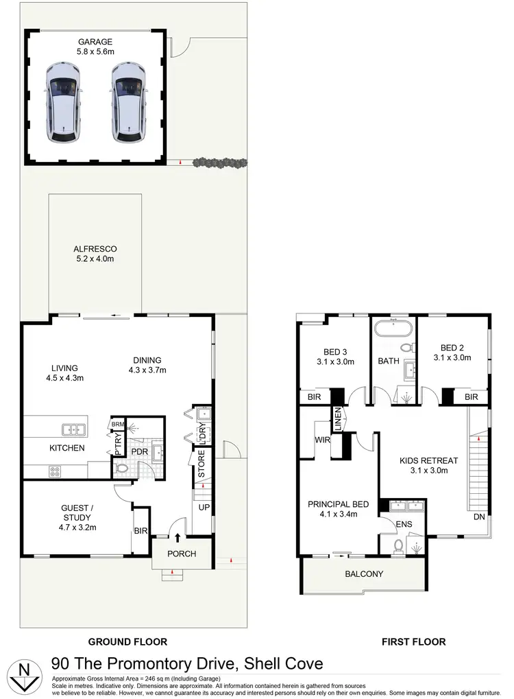 Floorplan of Homely house listing, 90 The Promontory Drive, Shell Cove NSW 2529