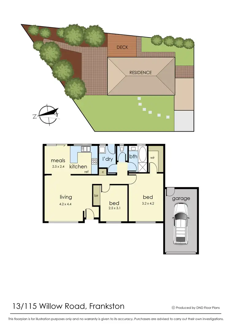 Floorplan of Homely other listing, 13/115 Willow Road, Frankston VIC 3199