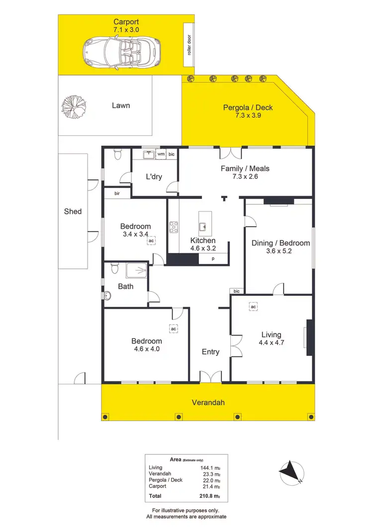 Floorplan of Homely house listing, 1/64 Hampstead Road, Broadview SA 5083