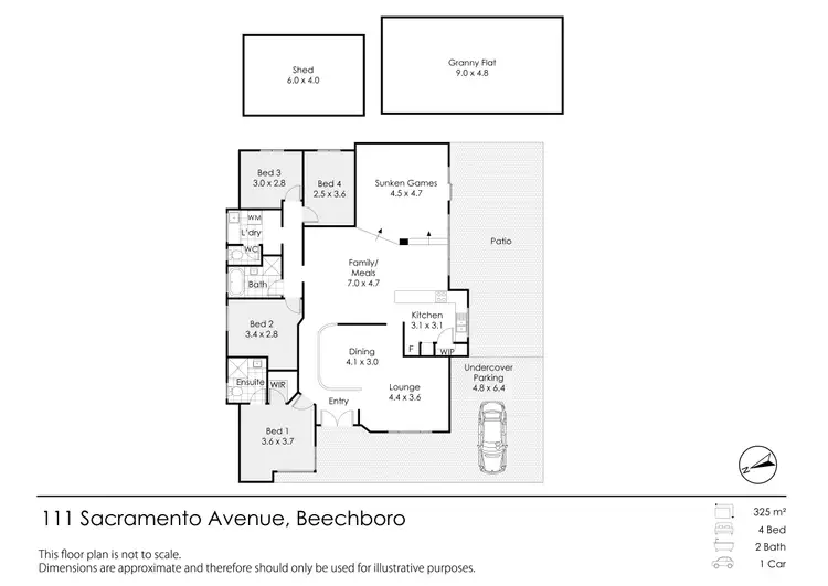 Floorplan of Homely other listing, 111 Sacramento Avenue, Beechboro WA 6063
