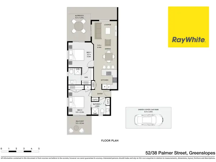 Floorplan of Homely apartment listing, 52/38 Palmer Street, Greenslopes QLD 4120