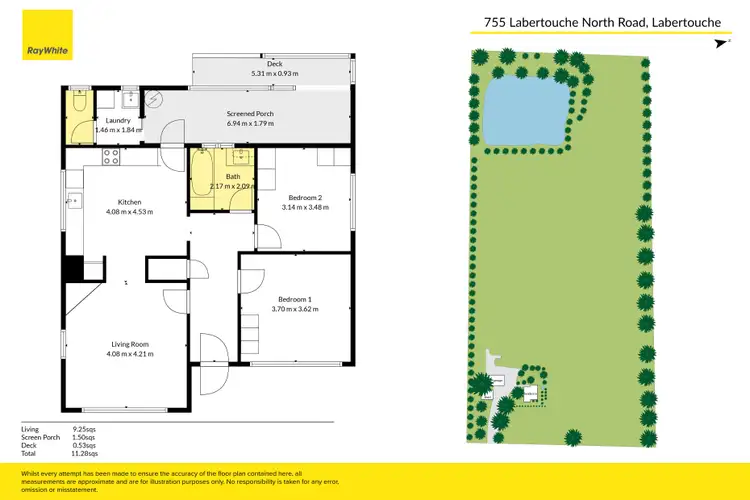 Floorplan of Homely rural property listing, 755 Labertouche North Road, Labertouche VIC 3816