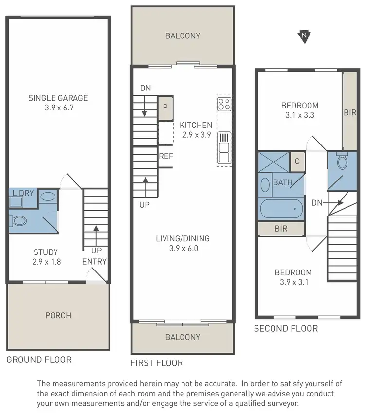 Floorplan of Homely townhouse listing, 32/27 Turva Avenue, Tarneit VIC 3029