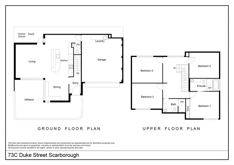 Floorplan of Homely house listing, 73C Duke Street, Scarborough WA 6019