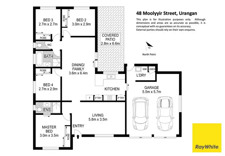 Floorplan of Homely house listing, 48 Moolyyir Street, Urangan QLD 4655