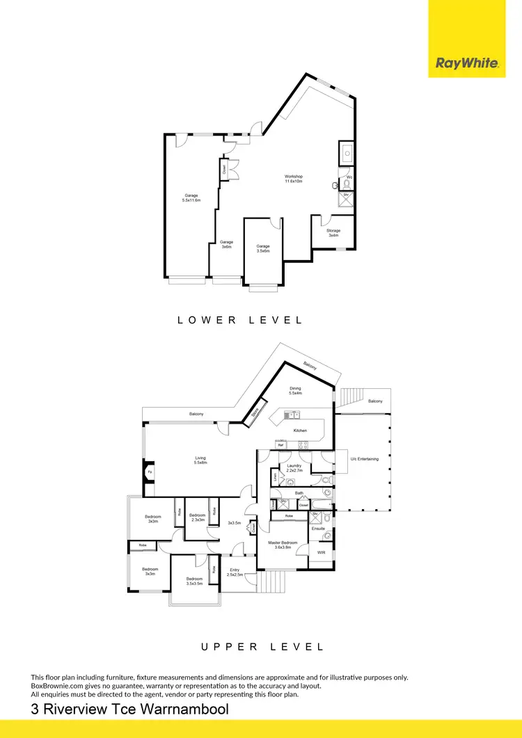 Floorplan of Homely house listing, 3 Riverview Terrace, Warrnambool VIC 3280