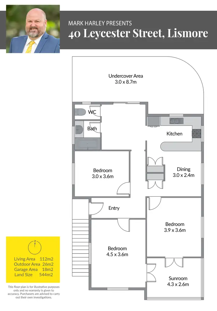 Floorplan of Homely house listing, 40 Leycester Street, Lismore NSW 2480