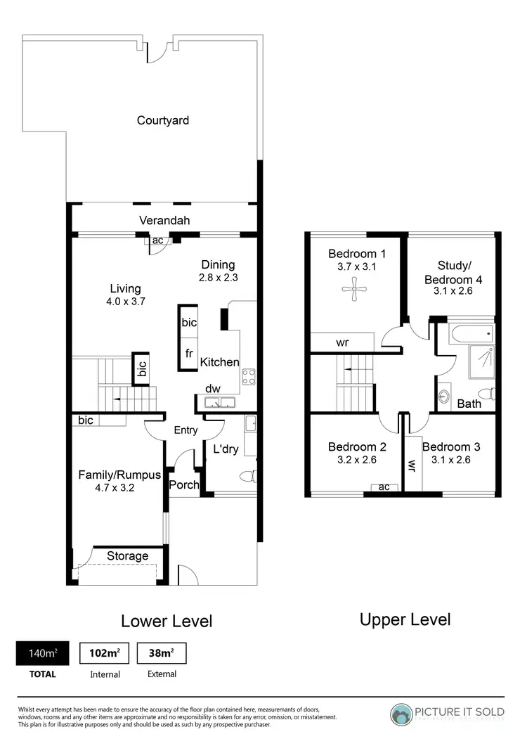 Floorplan of Homely townhouse listing, 8/5 Mooloola Way, West Lakes Shore SA 5020