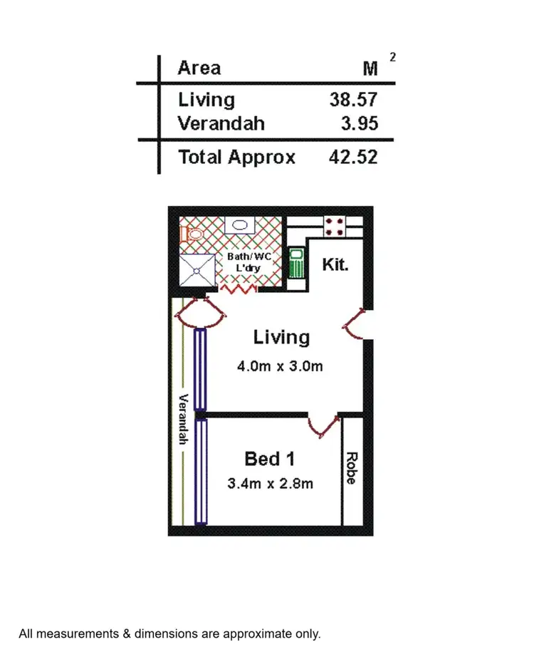Floorplan of Homely apartment listing, 37/19 South Terrace, Adelaide SA 5000