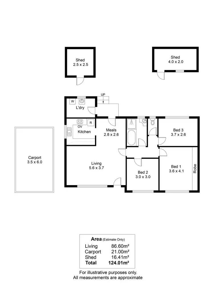Floorplan of Homely other listing, 4 Woodley Avenue, Newton SA 5074