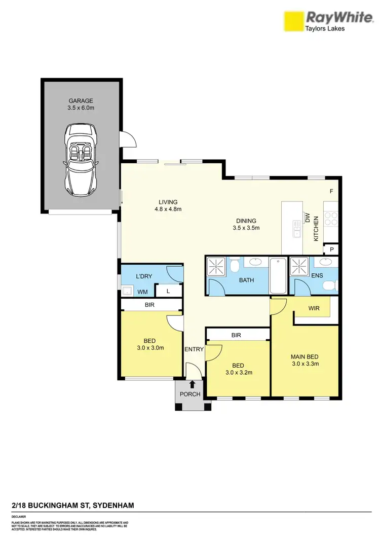 Floorplan of Homely house listing, 2/18 Buckingham Street, Sydenham VIC 3037