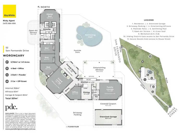 Floorplan of Homely house listing, 52 San Fernando Drive, Worongary QLD 4213