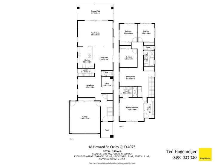 Floorplan of Homely house listing, 16 Howard Street, Oxley QLD 4075