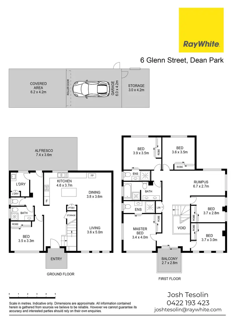 Floorplan of Homely house listing, 6 Glenn Street, Dean Park NSW 2761