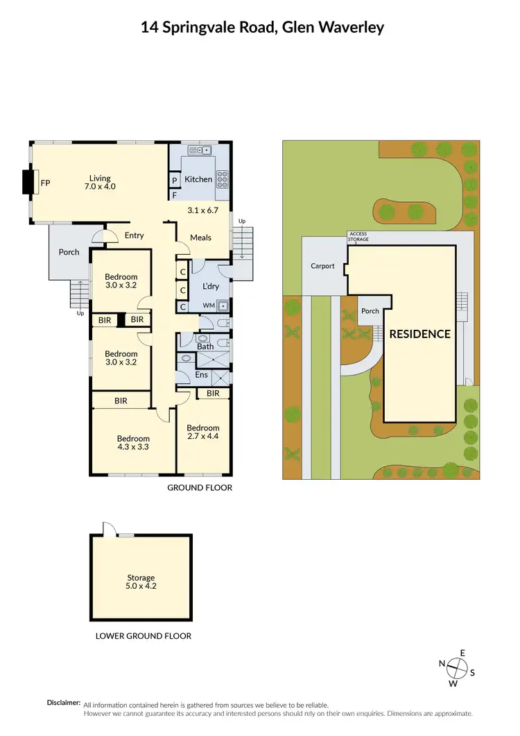 Floorplan of Homely house listing, 14 Springvale Road, Glen Waverley VIC 3150