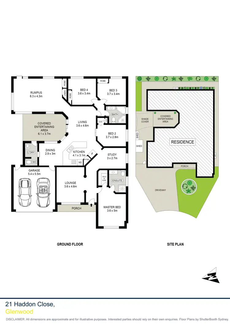 Floorplan of Homely house listing, 21 Haddon Close, Glenwood NSW 2768