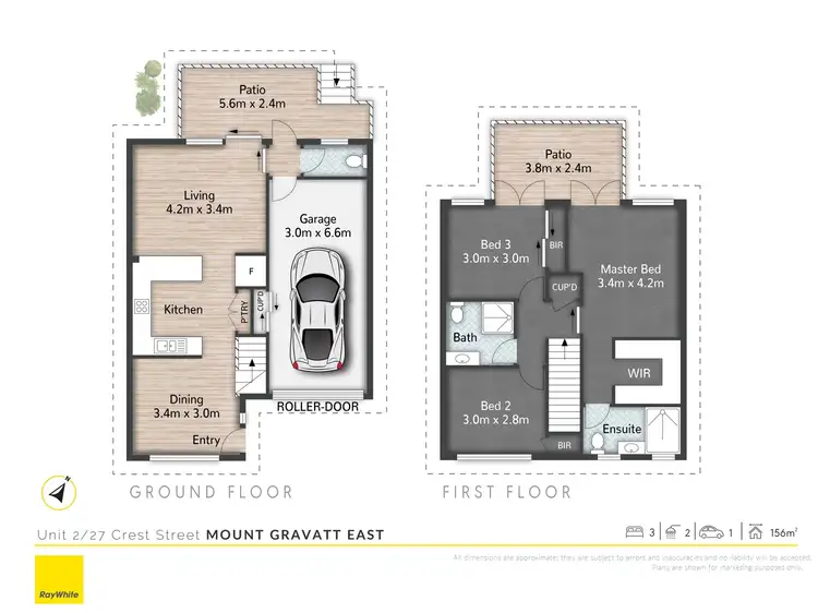Floorplan of Homely townhouse listing, 2/27 Crest Street, Mount Gravatt East QLD 4122