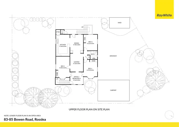 Floorplan of Homely house listing, 83-85 Bowen Road, Rosslea QLD 4812