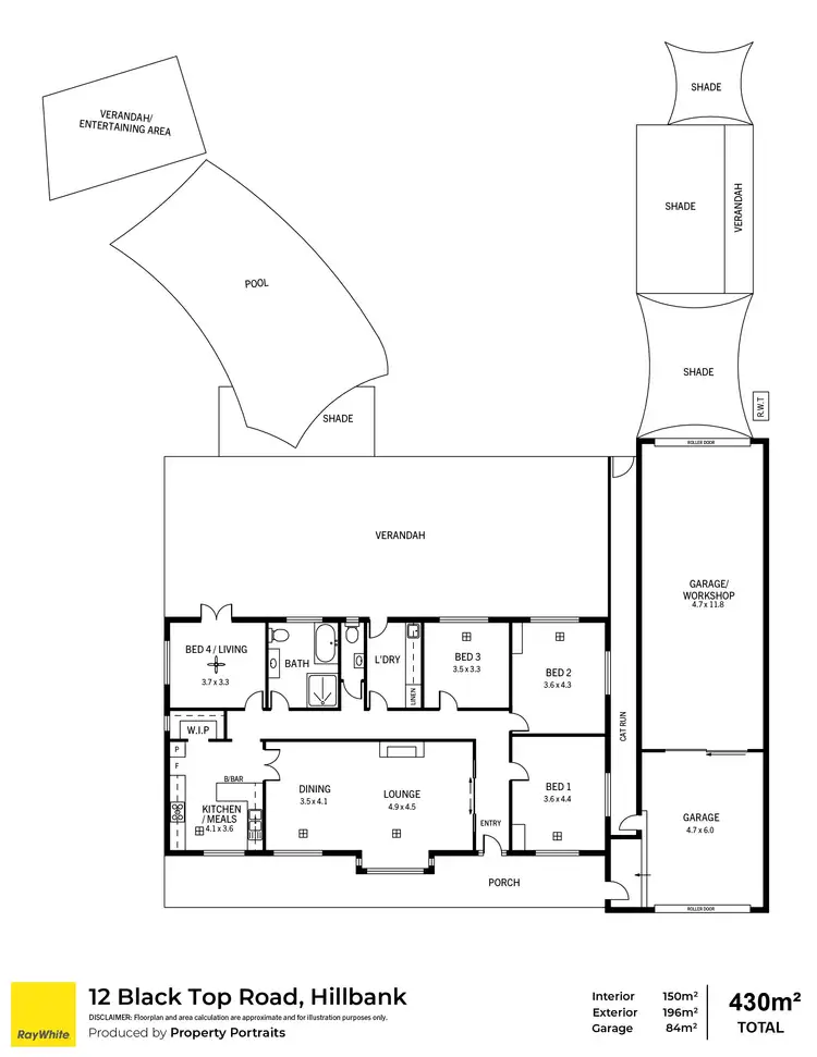 Floorplan of Homely house listing, 12 Blacktop Road, Hillbank SA 5112