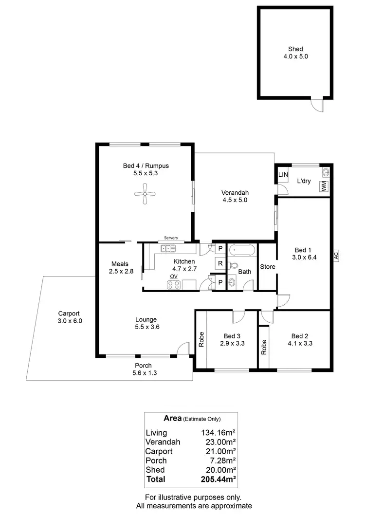 Floorplan of Homely house listing, 11 Martindale Street, Para Hills SA 5096