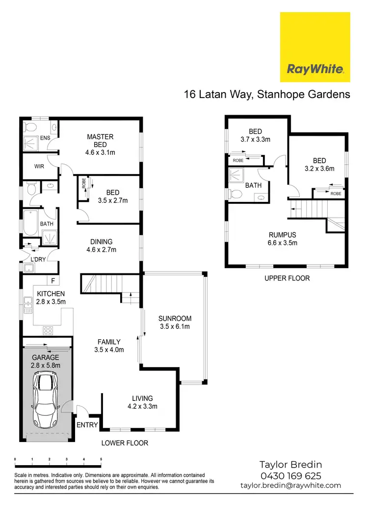 Floorplan of Homely house listing, 16 Latan Way, Stanhope Gardens NSW 2768