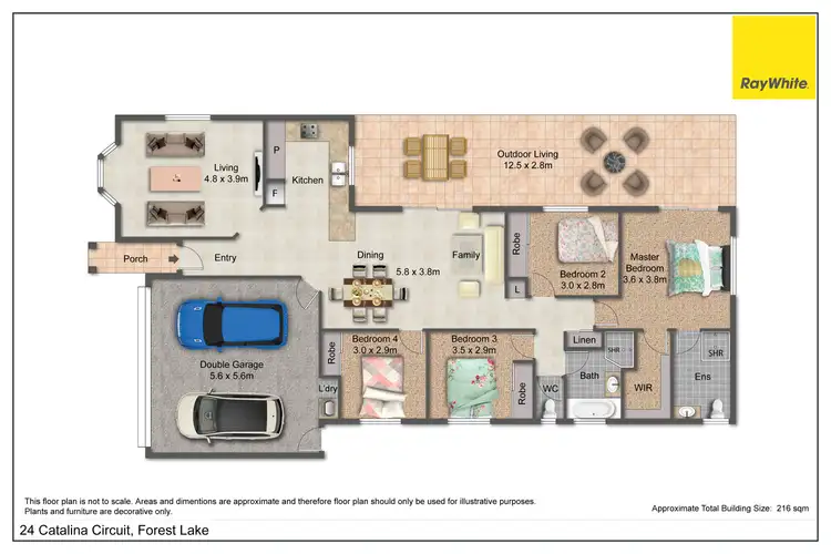 Floorplan of Homely house listing, 24 Catalina Circuit, Forest Lake QLD 4078