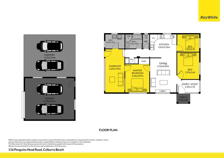 Floorplan of Homely house listing, 116 Penguins Head Road, Culburra Beach NSW 2540