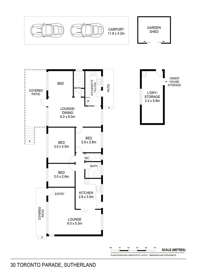Floorplan of Homely house listing, 30 Toronto Parade, Sutherland NSW 2232
