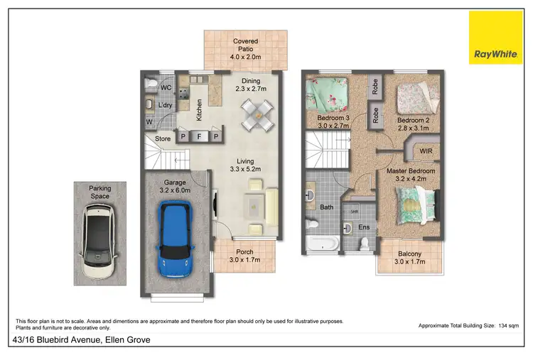 Floorplan of Homely house listing, 43/16 Bluebird Avenue, Ellen Grove QLD 4078