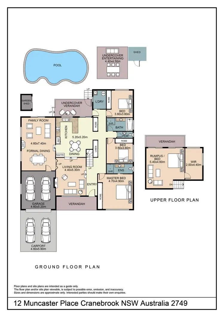 Floorplan of Homely house listing, 12 Muncaster Place, Cranebrook NSW 2749