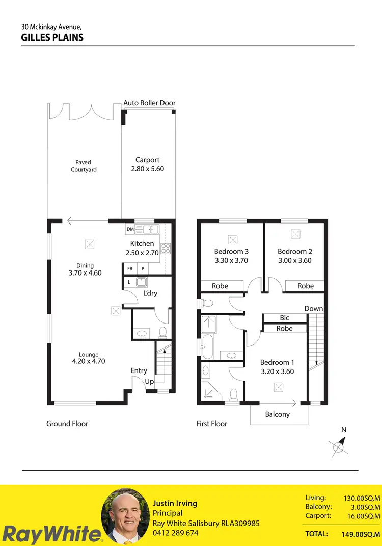 Floorplan of Homely townhouse listing, 30 Mckinlay Avenue, Gilles Plains SA 5086
