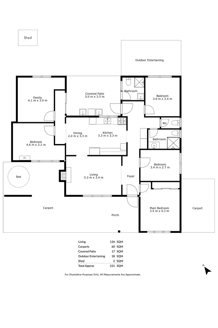 Floorplan of Homely house listing, 39 Halifax Avenue, Parafield Gardens SA 5107
