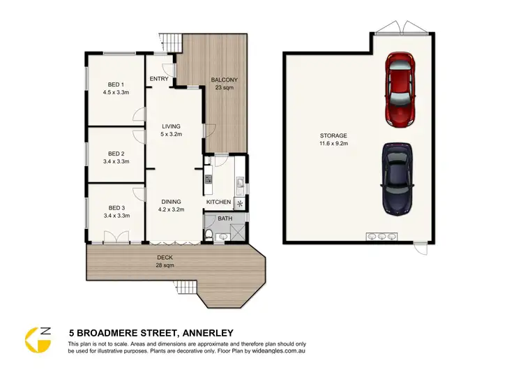 Floorplan of Homely house listing, 5 Broadmere Street, Annerley QLD 4103