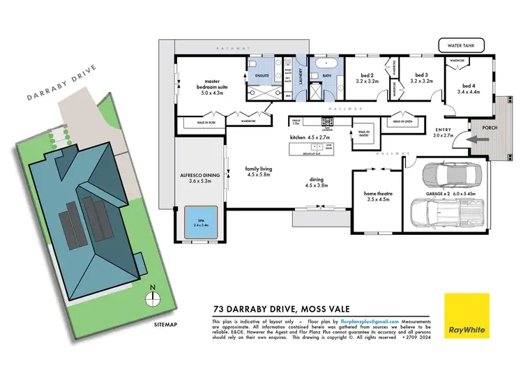 Floorplan of Homely house listing, 73 Darraby Drive, Moss Vale NSW 2577