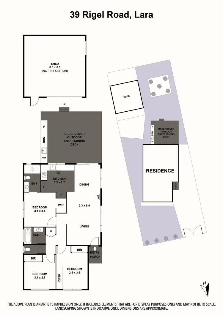 Floorplan of Homely house listing, 39 Rigel Road, Lara VIC 3212