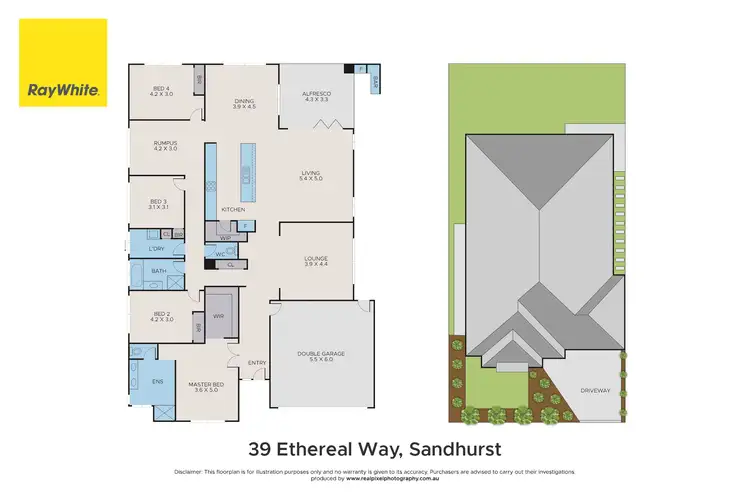 Floorplan of Homely house listing, 39 Ethereal Way, Sandhurst VIC 3977