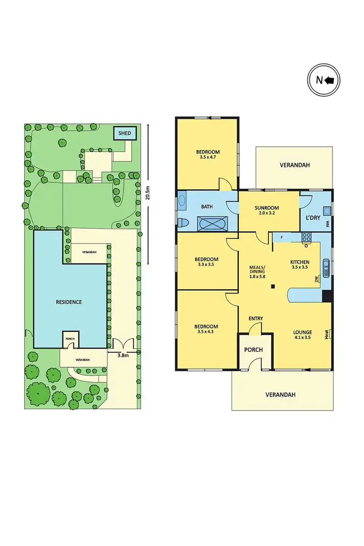 Floorplan of Homely house listing, 30 Larool Crescent, Seaford VIC 3198