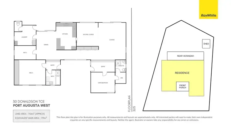 Floorplan of Homely house listing, 30 Donaldson Terrace, Port Augusta West SA 5700