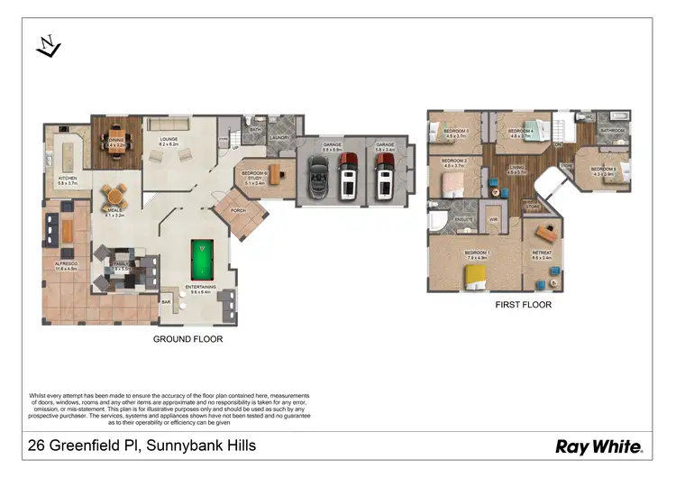 Floorplan of Homely house listing, 26 Greenfield Place, Sunnybank Hills QLD 4109
