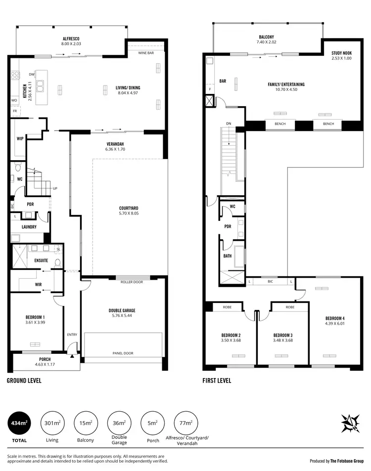 Floorplan of Homely house listing, 4 Landseer Court, Fulham Gardens SA 5024